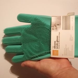 Silicone scrub gloves. Super soft